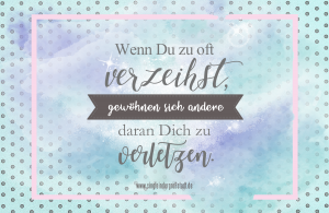 Spruch Verzeihen