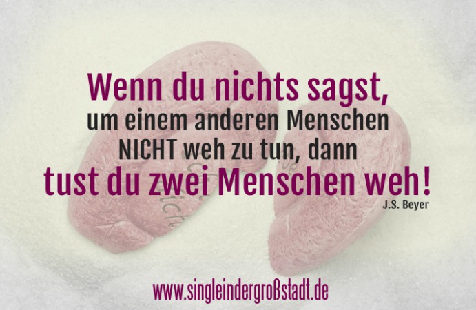 Spruch Wenn du nichts sagst, um